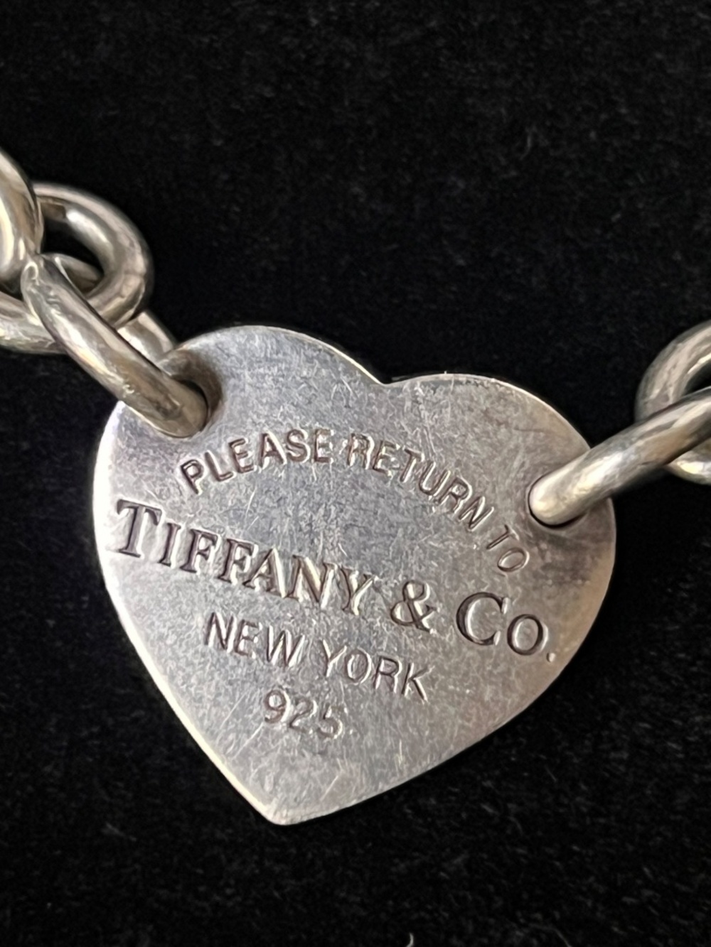 Tiffany & Co. Sterling Silver “Please Return to Tiffany" Heart Tag Bracelet - Picture 3 of 6